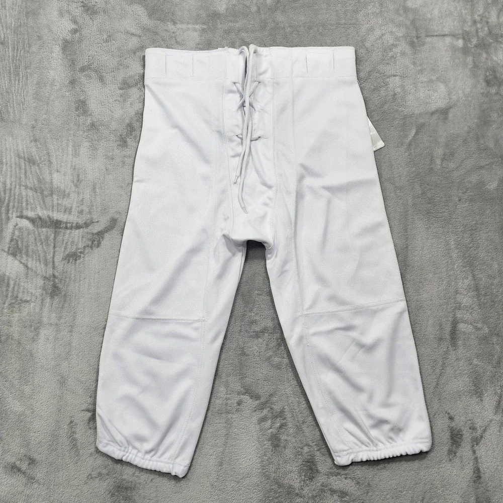 Champro Sports Pants Mens M White Cropped Baseball Knicker Adjustable Waist‎